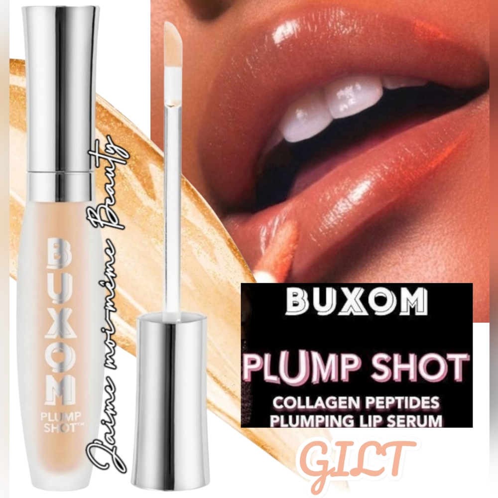 Buxom Sheer Tint Collagen Infused Plumping Lip Serum In GILT (Shimmering Gold)